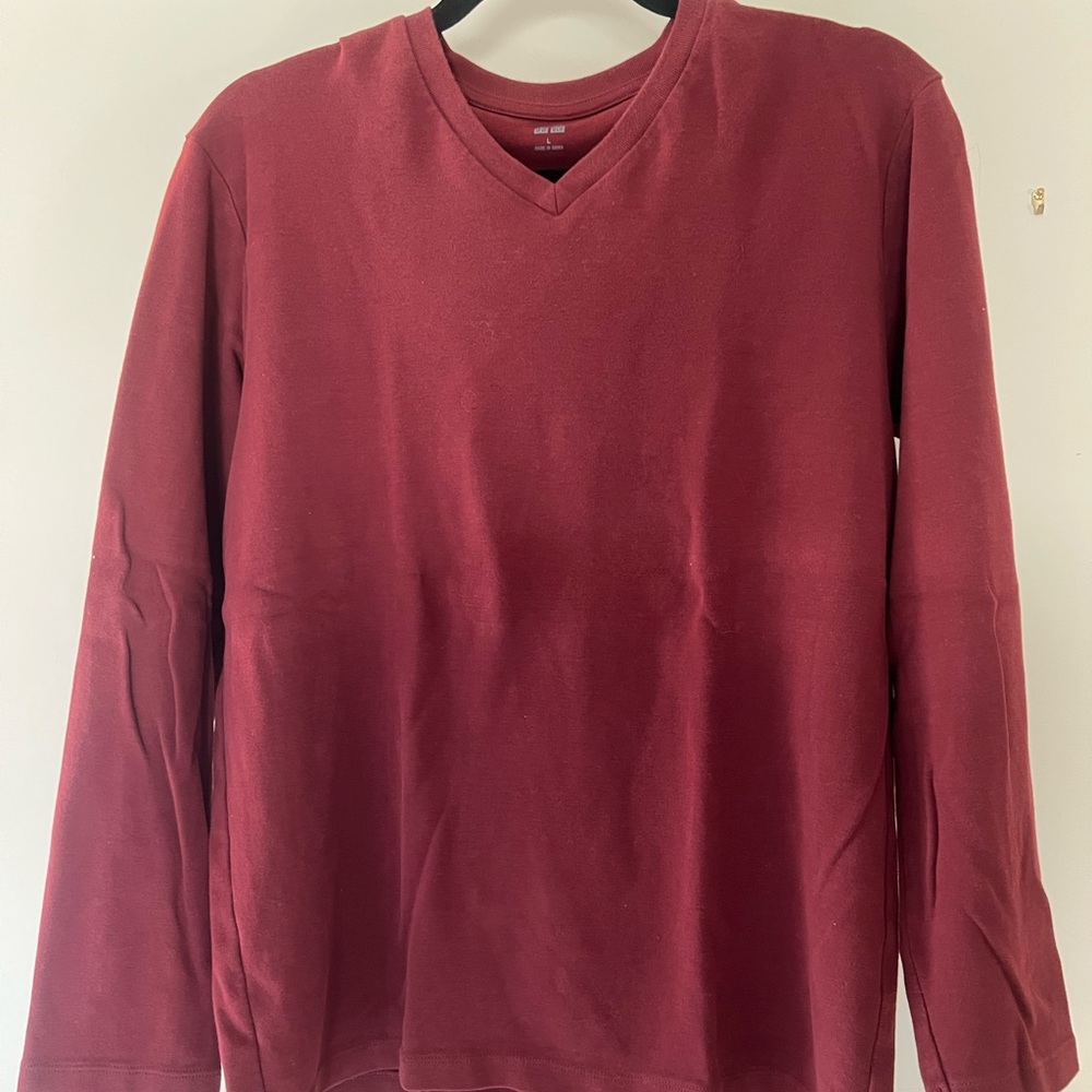 Men’s Uniqlo Long Sleeve Shirt In Large